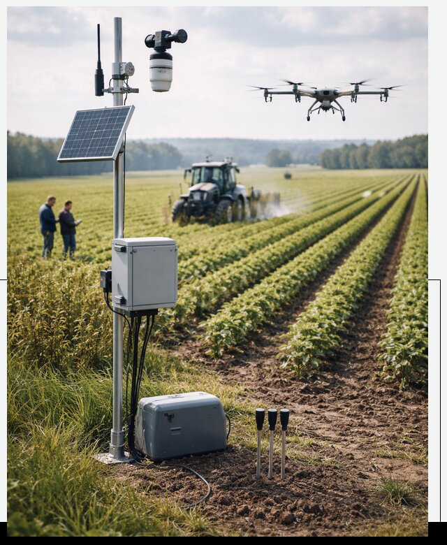 Разработка IoT мониторинга полей в Великих Луке от 8786 р. | АвикейВкл