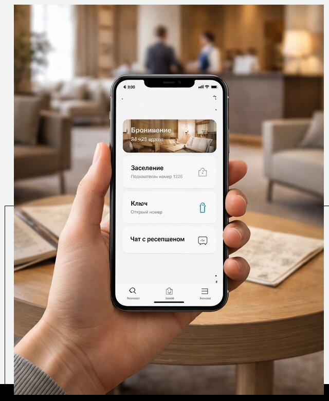 Мобильное приложение для гостей отеля в Великих Луке, управление сервисом